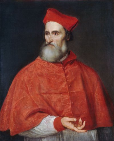 Portrait of Pietro Bembo, Cardinal by Tiziano Vecelli
